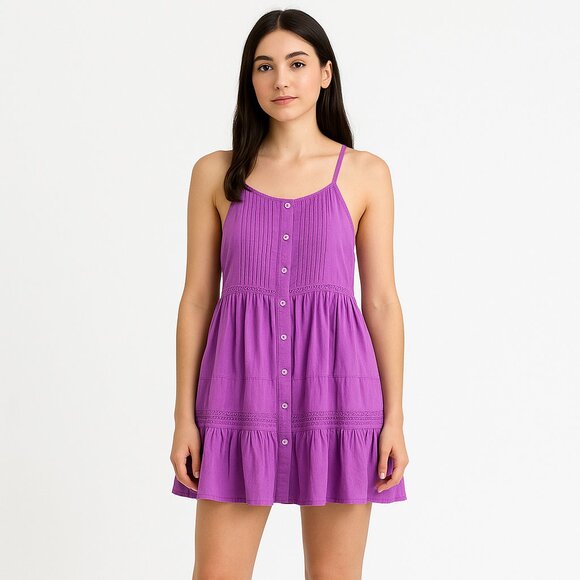 Free People Dresses & Skirts - FREE PEOPLE Desert‎ Days mini dress in orchid size M NEW WITH TAGS